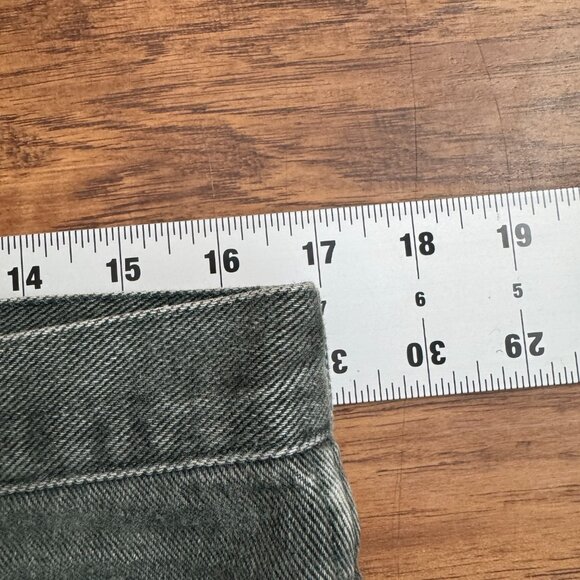 Wrangler VTG 80s Denim Jeans Green Western Straight Leg Men's 34x34 Rodeo USA - Picture 5 of 6